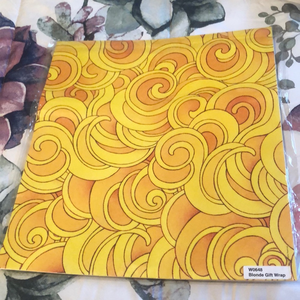 Barbie “blonde curls” design wrapping paper